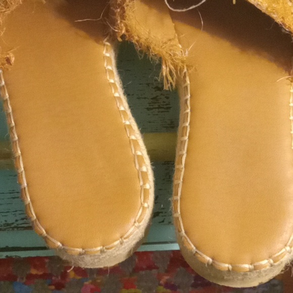 Hemp/soft burlap straw platform  slides - Picture 5 of 11